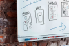 Marker EDDING 1mm do tablic okrągła końcówka czarny 361/001/C suchościeralny
